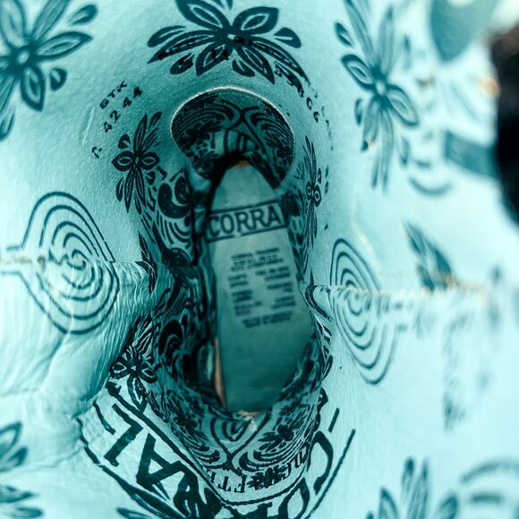 Corral Women's Golden Luminary Roots Western Boots - Snip Toe Size 5 - Picture 4 of 4